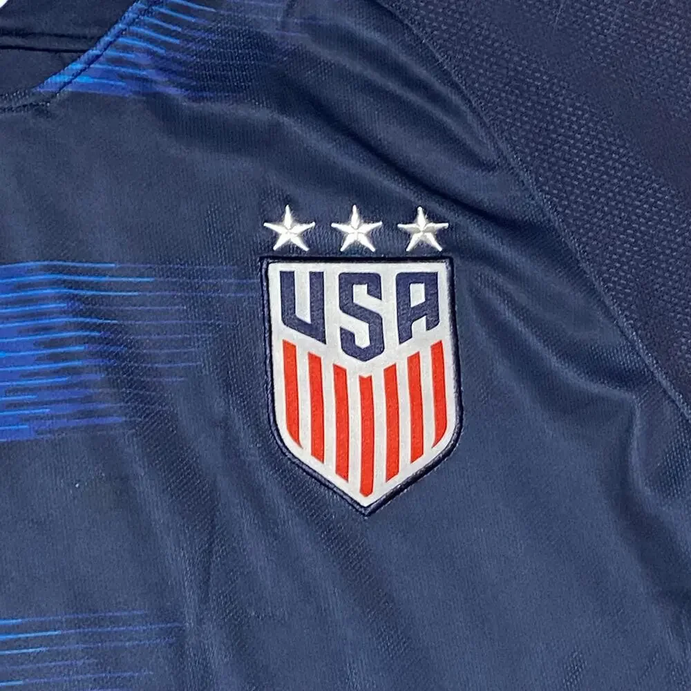 Nike Womens 2018 Team USA #5 O'Hara Away Soccer Jersey Dri-Fit  XL Blue - Picture 4 of 8